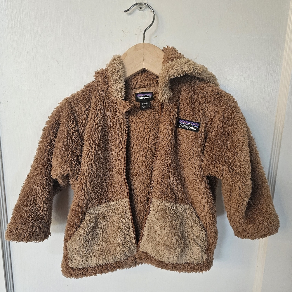 Patagonia Baby Tan Fleece Jacket